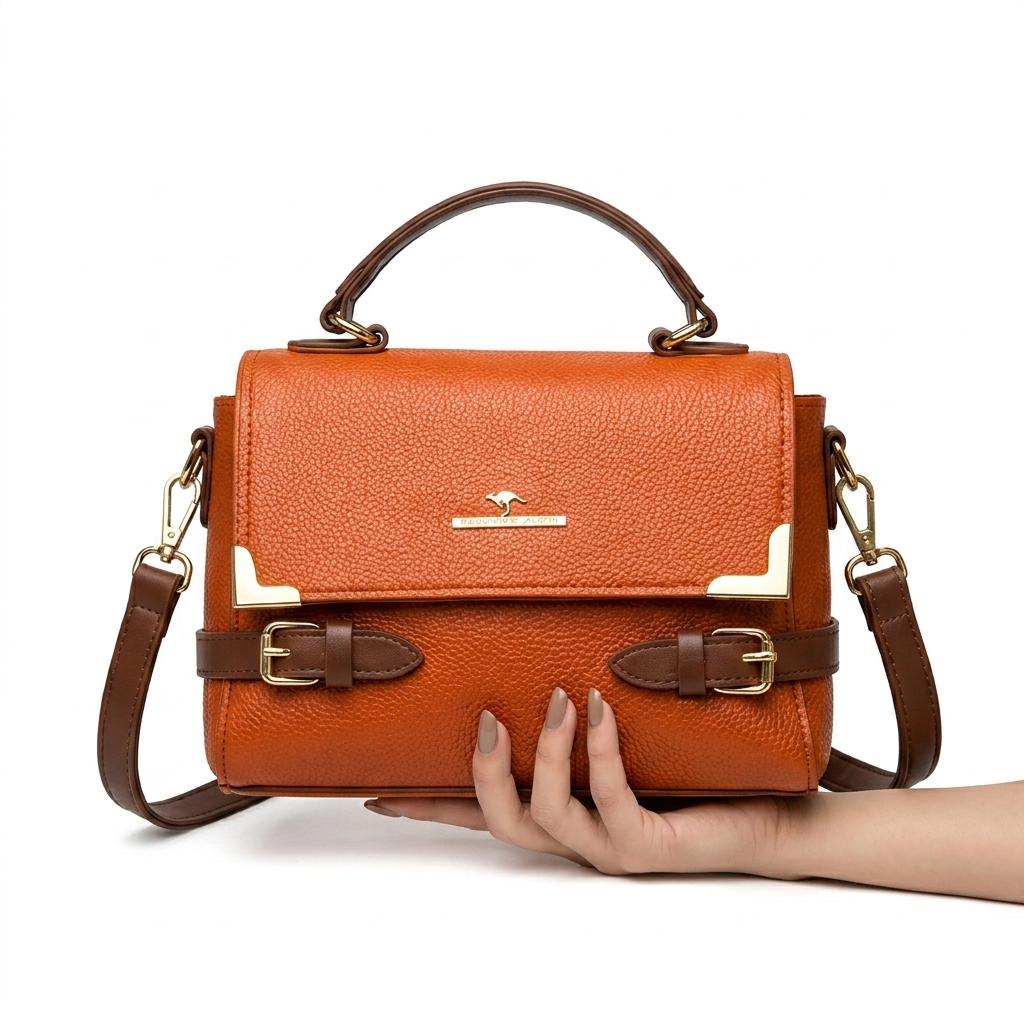 The Mono Carry Crossbody Bag Stylish Leatherette Design With Adjustable Strap