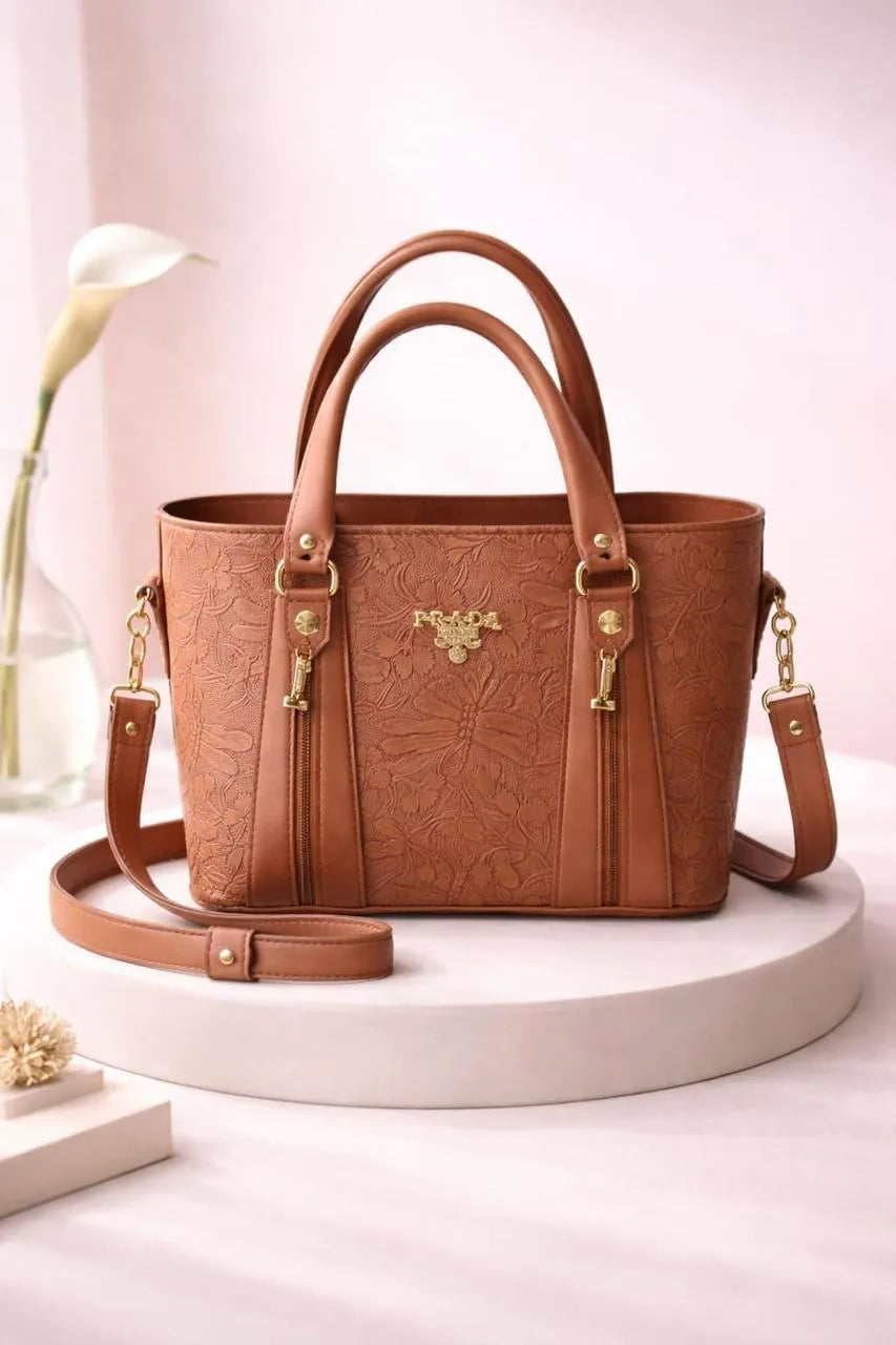 Women's Leather Textured Shoulder Bag