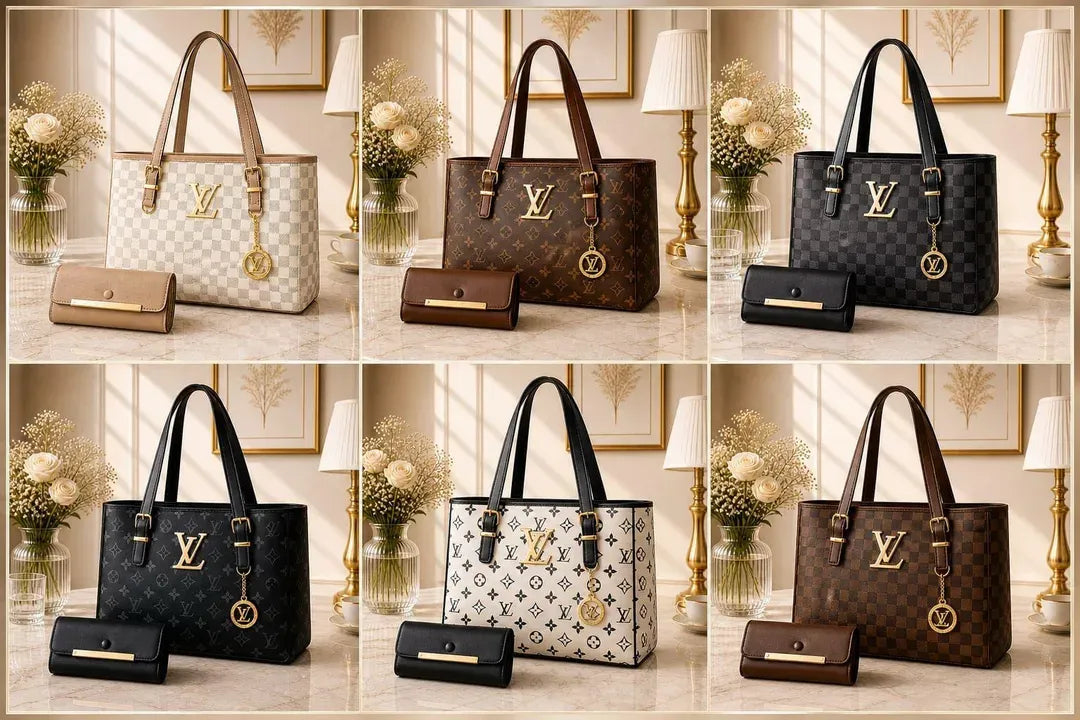 Black Leather Shoulder Bag for Women 3cm Plain Design