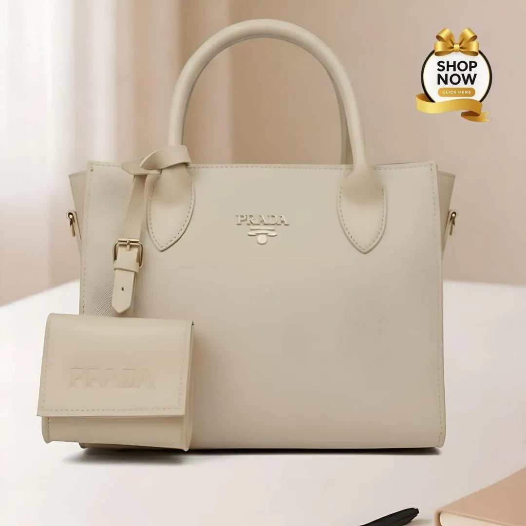 Premium Brown Handbag Set with Wallet