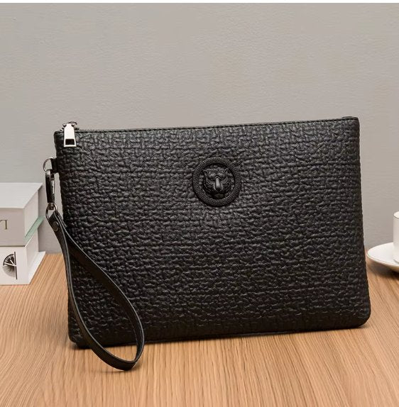 Mini Soft Leather Wristlet Clutch